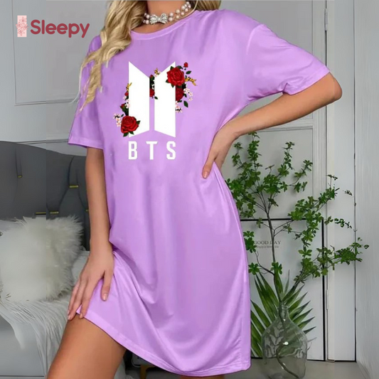 BTS Flower Printed